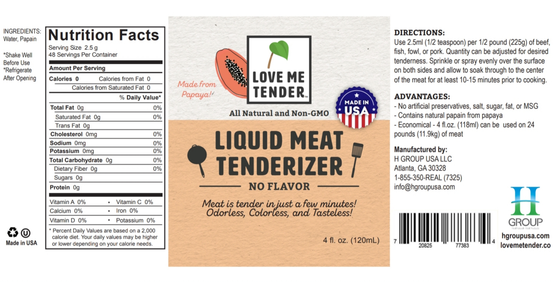 Love Me Tender Liquid Meat Tenderizer, Food, Meat Seasoning
